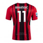 Camiseta AC Milan Jugador Ibrahimovic Primera 2021-2022