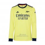 Camiseta Arsenal Segunda Manga Larga 2021-2022