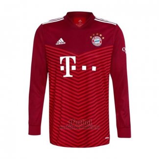 Camiseta Bayern Munich Primera Manga Larga 2021-2022