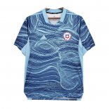 Camiseta Chile Portero 2021-2021 Azul Tailandia