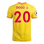 Camiseta Liverpool Jugador Diogo J. Tercera 2021-2022