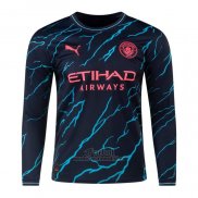 Camiseta Manchester City Tercera Manga Larga 2023-2024