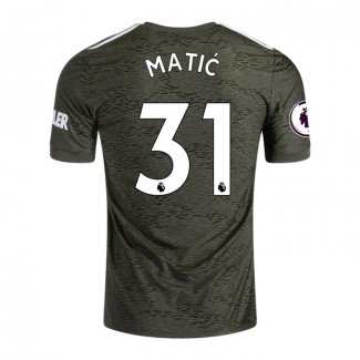 Camiseta Manchester United Jugador Matic Segunda 2020-2021