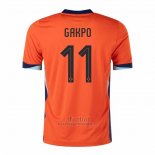 Camiseta Paises Bajos Jugador Gakpo Primera 2024