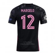 Camiseta Real Madrid Jugador Marcelo Tercera 2020-2021