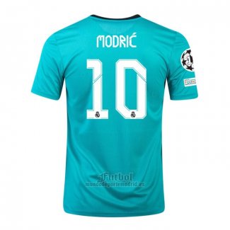 Camiseta Real Madrid Jugador Modric Tercera 2021-2022