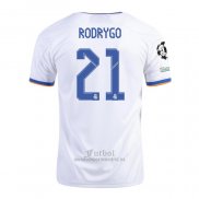 Camiseta Real Madrid Jugador Rodrygo Primera 2021-2022