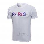 Camiseta de Entrenamiento Paris Saint-Germain Jordan 2021-2022 Blanco