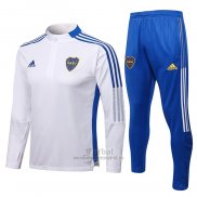 Chandal de Sudadera del Boca Juniors 2021-2022 Blanco