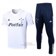 Chandal del Cruzeiro Manga Corta 2023-2024 Blanco