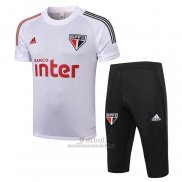 Chandal del Sao Paulo Manga Corta 2020-2021 Blanco