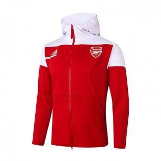 Chaqueta con Capucha del Arsenal 2020-2021 Rojo