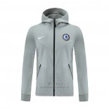 Chaqueta con Capucha del Chelsea 2020-2021 Gris