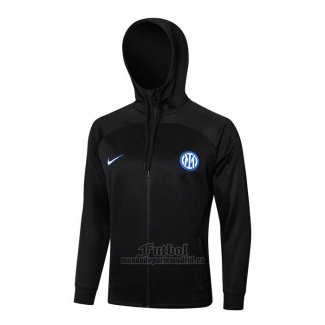 Chaqueta con Capucha del Inter Milan 2024-2025 Negro