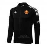 Chaqueta del Manchester United 2021-2021 Negro y Blanco