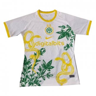 Camiseta Inter Milan Dragon 2024-2025 Blanco Tailandia