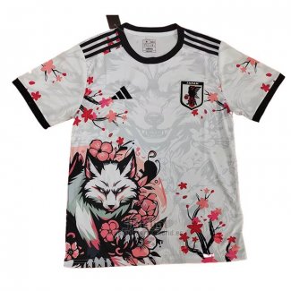 Camiseta Japon Anime 2025-2026 Blanco Rojo Tailandia