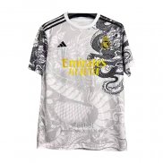 Camiseta Real Madrid Dragon 2024-2025 Gris Tailandia