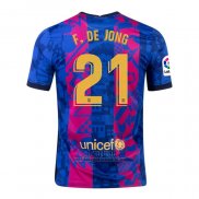 Camiseta Barcelona Jugador F.De Jong Tercera 2021-2022