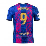 Camiseta Barcelona Jugador Memphis Tercera 2021-2022