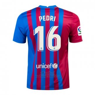 Camiseta Barcelona Jugador Pedri Primera 2021-2022