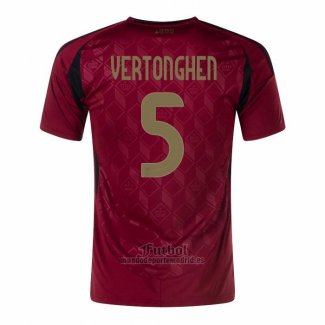 Camiseta Belgica Jugador Vertonghen Primera 2024