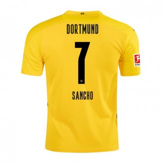 Camiseta Borussia Dortmund Jugador Sancho Primera 2020-2021