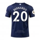 Camiseta Manchester City Jugador Bernardo Tercera 2021-2022