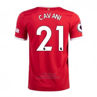 Camiseta Manchester United Jugador Cavani Primera 2021-2022