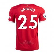 Camiseta Manchester United Jugador Sancho Primera 2021-2022