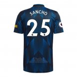 Camiseta Manchester United Jugador Sancho Tercera 2021-2022