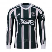 Camiseta Manchester United Segunda Manga Larga 2023-2024