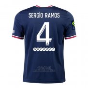 Camiseta Paris Saint-Germain Jugador Sergio Ramos Primera 2021-2022