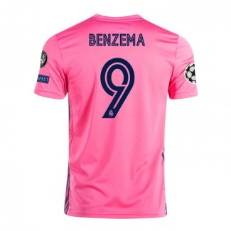 Camiseta Real Madrid Jugador Benzema Segunda 2020-2021