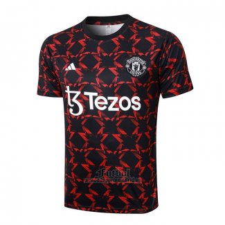 Camiseta de Entrenamiento Manchester United 2024-2025 Rojo