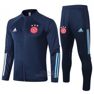 Chandal de Chaqueta del Ajax Nino 2020-2021 Azul