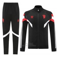 Chandal de Chaqueta del Manchester United 2024-2025 Negro