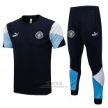 Chandal del Manchester City Manga Corta 2021-2022 Azul