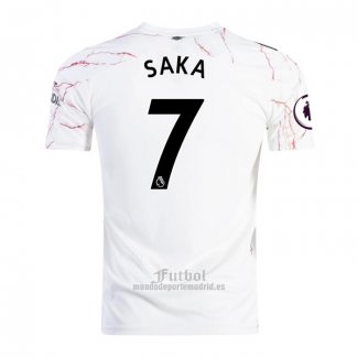 Camiseta Arsenal Jugador Saka Segunda 2020-2021