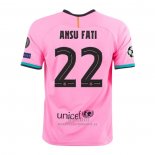 Camiseta Barcelona Jugador Ansu Fati Tercera 2020-2021