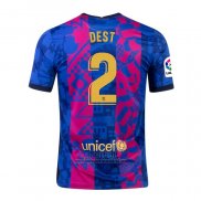 Camiseta Barcelona Jugador Dest Tercera 2021-2022