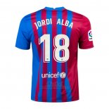 Camiseta Barcelona Jugador Jordi Alba Primera 2021-2022