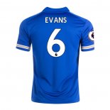 Camiseta Leicester City Jugador Evans Primera 2020-2021