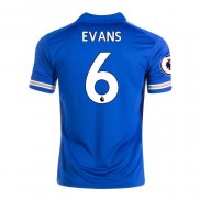 Camiseta Leicester City Jugador Evans Primera 2020-2021