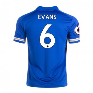 Camiseta Leicester City Jugador Evans Primera 2020-2021