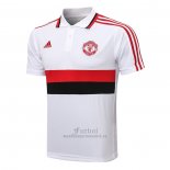 Camiseta Polo del Manchester United 2021-2022 Blanco