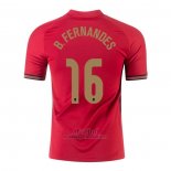 Camiseta Portugal Jugador B.Fernandes Primera 2020-2021