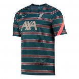 Camiseta Pre Partido del Liverpool 2022 Verde