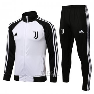 Chandal de Chaqueta del Juventus 2021-2022 Blanco y Negro