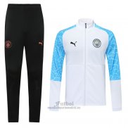 Chandal de Chaqueta del Manchester City 2020-2021 Blanco